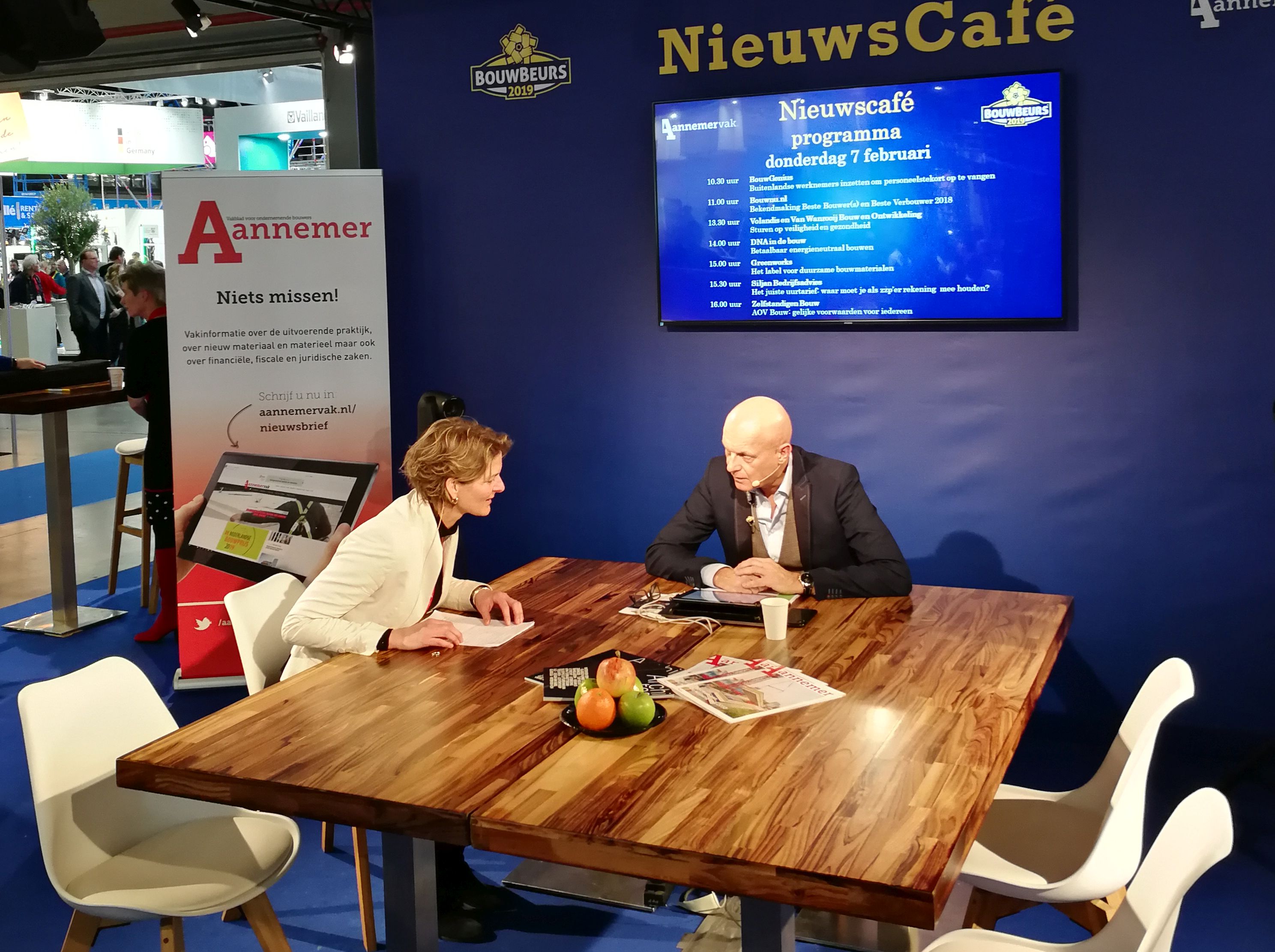 Bouwbeurs Nieuwscafé
